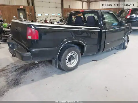 2003 Chevrolet S-10 VIN 1GCCS14H838146231 фото 4