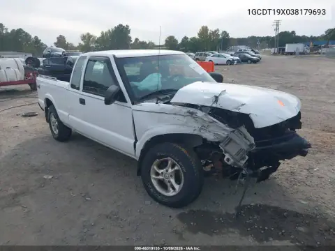 1GCDT19X038179693 — 2003 Chevrolet S-10 Pickup, Повреждения со всех сторон, фото до ремонта