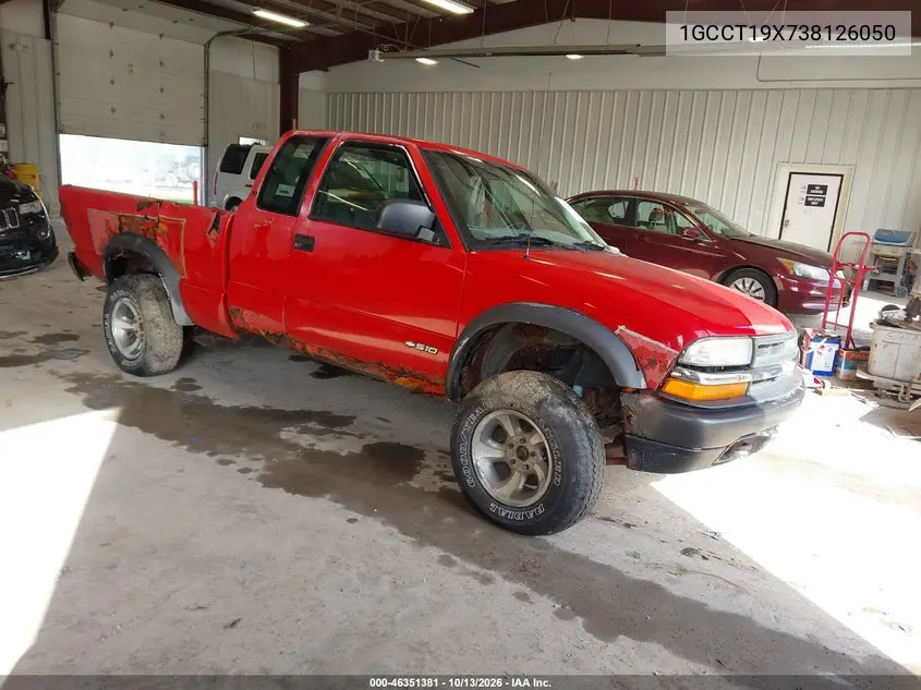 1GCCT19X738126050 Chevrolet S-10 Pickup 2003 — повреждение Естественный износ, фото до ремонта