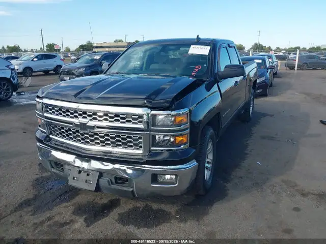 1GCVKREC7FZ198877 — 2015 Chevrolet Silverado 1500 1LT, фото 2 с аукциона IAAI 14.10.2026, Передняя часть