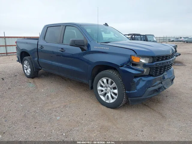 2021 Chevrolet Silverado 1500 2wd Short Bed Custom VIN 3GCPWBEK3MG219961 фото 1