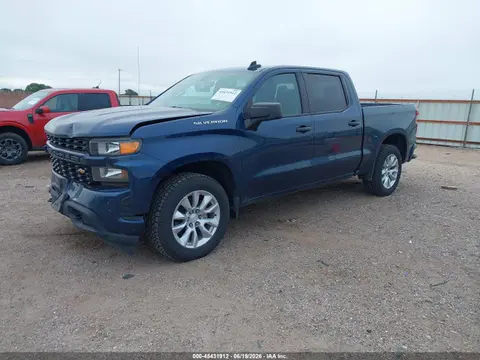2021 Chevrolet Silverado 1500 2wd Short Bed Custom VIN 3GCPWBEK3MG219961 фото 2