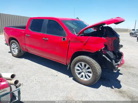 1GCPABEK4NZ516480 — 2022 Chevrolet Silverado 1500 2WD Short Bed Custom, Передняя часть (Front End), фото до ремонта