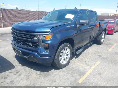 2022 Chevrolet Silverado 1500 2wd Short Bed Custom VIN 1GCPABEK2NZ566911 фото 2