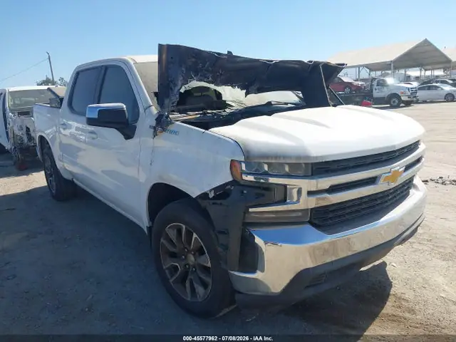 1GCPWCEDXLZ131737 — 2020 Chevrolet Silverado 1500 2WD Short Bed LT, Пожар двигателя (Engine Burn), фото до ремонта