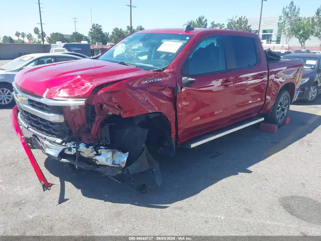 3GCPACEK1PG164144 — 2023 Chevrolet Silverado 1500 2WD Short Bed LT, фото 2 с аукциона IAAI 06.10.2026, Передняя часть слева