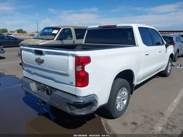 1GCPACEK0RZ243100 — 2024 Chevrolet Silverado 1500 2WD Short Bed LT, фото 4 с аукциона IAAI 29.09.2026, Передняя часть слева