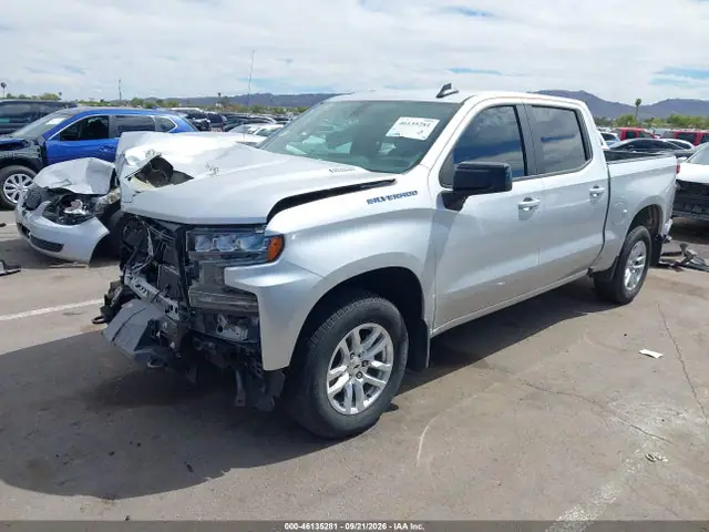 2020 Chevrolet Silverado 1500 2wd Short Bed Rst VIN 3GCPWDET7LG423536 фото 2