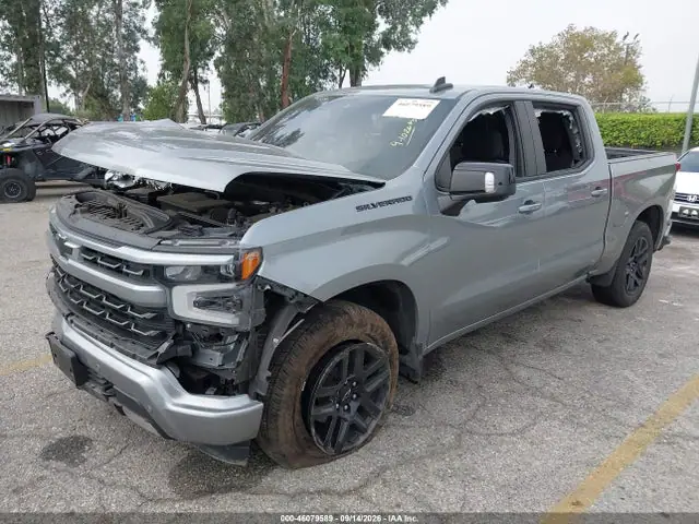 1GCPADED3SZ114863 — 2025 Chevrolet Silverado 1500 2WD Short Bed Rst, фото 2 с аукциона IAAI 13.10.2026, Передняя часть
