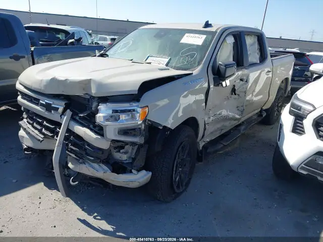 1GCPAWEK6TZ357420 — 2026 Chevrolet Silverado 1500 2WD Short Bed Rst, фото 2 с аукциона IAAI 30.09.2026, Передняя часть справа