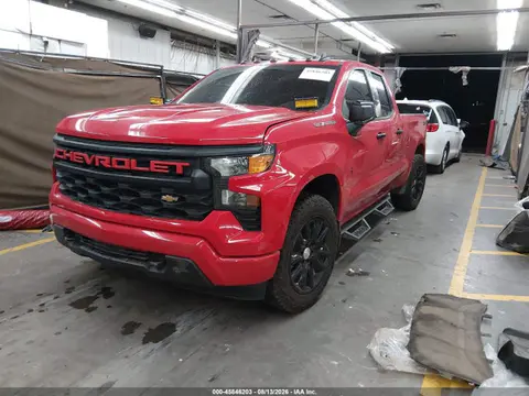 2023 Chevrolet Silverado 1500 2wd Standard Bed Custom VIN 1GCRABEKXPZ247817 фото 2