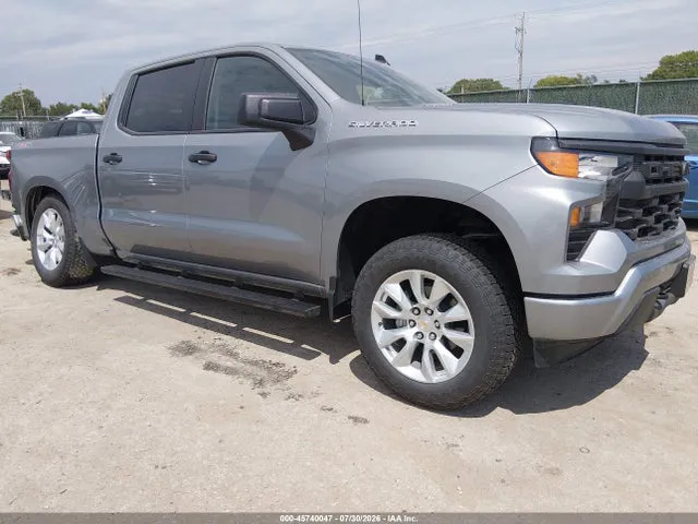 2026 Chevrolet Silverado 1500 4wd Short Bed Custom VIN 1GCPKBEK1TZ367892 фото 1