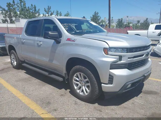 1GCUYEED0MZ277090 — 2021 Chevrolet Silverado 1500 4WD Short Bed Rst, Задняя часть (Rear), фото до ремонта