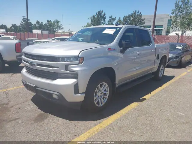 1GCUYEED0MZ277090 — 2021 Chevrolet Silverado 1500 4WD Short Bed Rst, фото 2 с аукциона IAAI 29.09.2026, Задняя часть