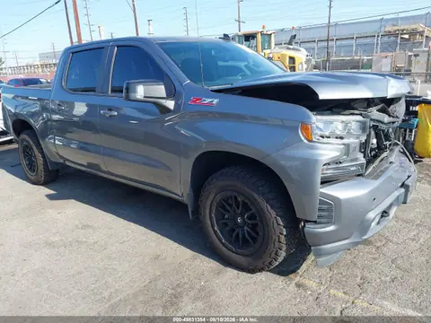 3GCUYEELXMG265343 — 2021 Chevrolet Silverado 1500 4WD Short Bed Rst, Передняя часть (Front End), фото до ремонта