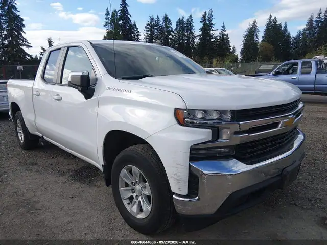 1GCRYDED4LZ131824 — 2020 Chevrolet Silverado 1500 4WD Standard Bed LT, Левый бок (Left Side), фото до ремонта