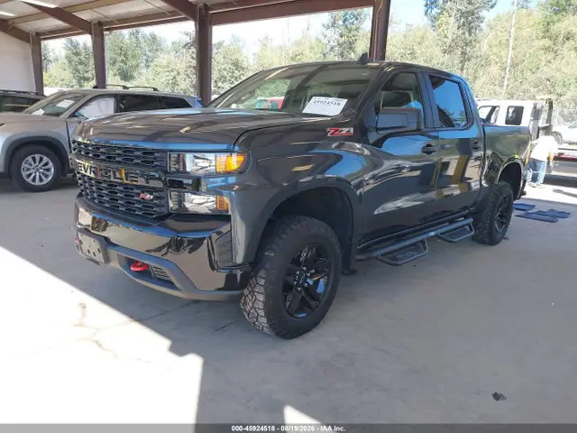 1GCPYCEF2MZ379123 — 2021 Chevrolet Silverado 1500 Custom Trail Boss, фото 2 с аукциона IAAI 14.10.2026, Передняя часть справа