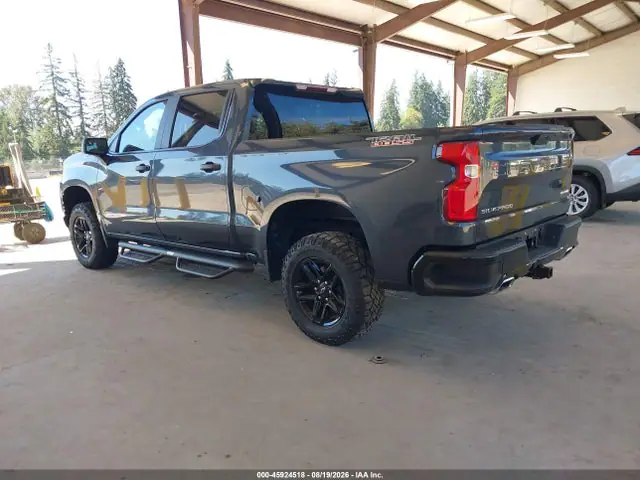 1GCPYCEF2MZ379123 — 2021 Chevrolet Silverado 1500 Custom Trail Boss, фото 3 с аукциона IAAI 14.10.2026, Передняя часть справа