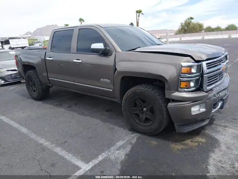 3GCUKTEC6EG325075 — 2014 Chevrolet Silverado 1500 High Country, Передняя часть (Front End), фото до ремонта