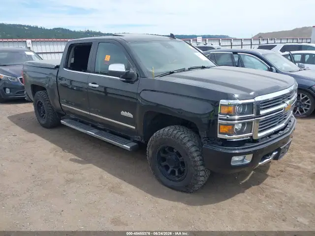 3GCUKTEC6FG128313 — 2015 Chevrolet Silverado 1500 High Country, Биологическая или химическая опасность (Biohazard), фото до ремонта