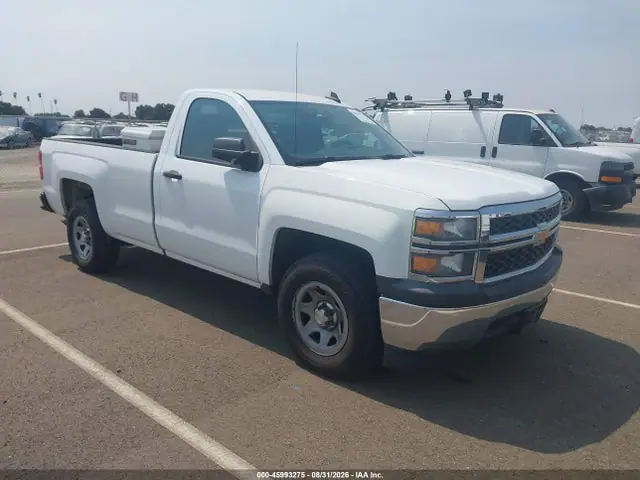 1GCNCPEH8FZ167862 — 2015 Chevrolet Silverado 1500 LS, Передняя часть (Front End), фото до ремонта