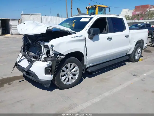 1GCPWBEK5NZ238223 — 2022 Chevrolet Silverado 1500 Ltd 2WD Short Bed Custom, фото 2 с аукциона IAAI 14.10.2026, Передняя часть