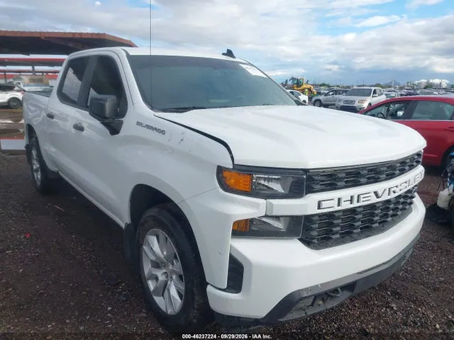 2022 Chevrolet Silverado 1500 Ltd 2wd Short Bed Custom VIN 1GCPWBEK1NZ172348 фото 1