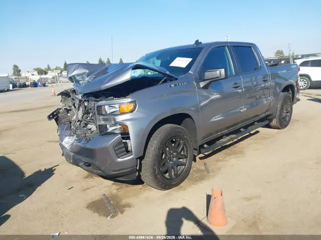 2022 Chevrolet Silverado 1500 Ltd 4wd Short Bed Custom VIN 3GCPYBEK2NG149364 фото 2