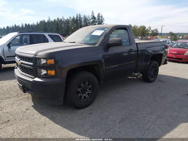 1GCNCPEH7EZ358154 — 2014 Chevrolet Silverado 1500 Work Truck 1WT, фото 2 с аукциона IAAI 14.10.2026, Естественный износ