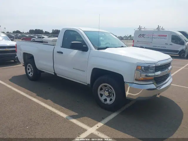 1GCNCNEC2HZ266026 — 2017 Chevrolet Silverado 1500 Work Truck, Передняя часть справа (Right Front), фото до ремонта