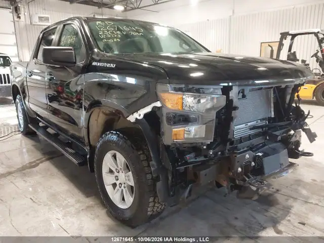 3GCPDAEKXPG183173 — 2023 Chevrolet Silverado 1500 Work Truck, Передняя часть (Front), фото до ремонта