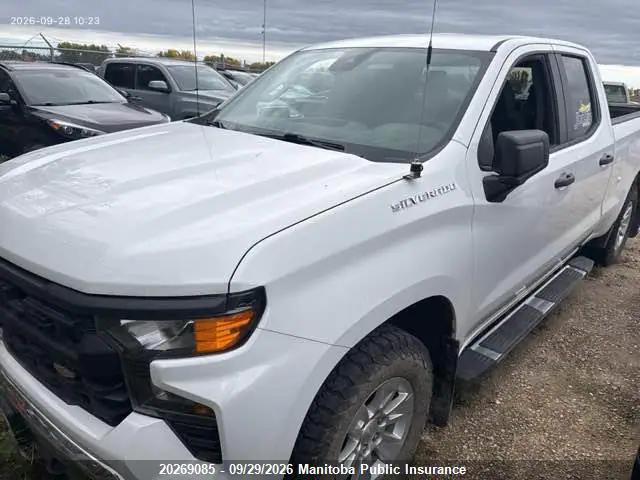 1GCRDAED5NZ575310 Chevrolet Silverado 1500 Wt Double Cab 2022 — повреждение Подтопление, фото до ремонта