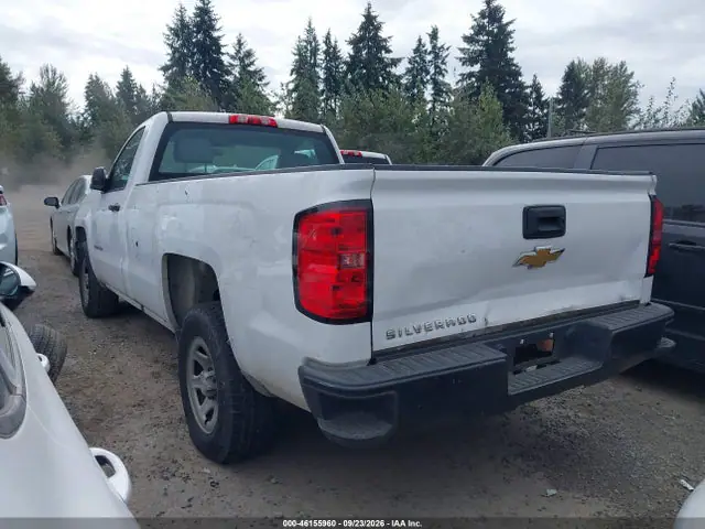 1GCNCNEH6GZ175805 — 2016 Chevrolet Silverado 1500 Wt, фото 3 с аукциона IAAI 30.09.2026, Задняя часть