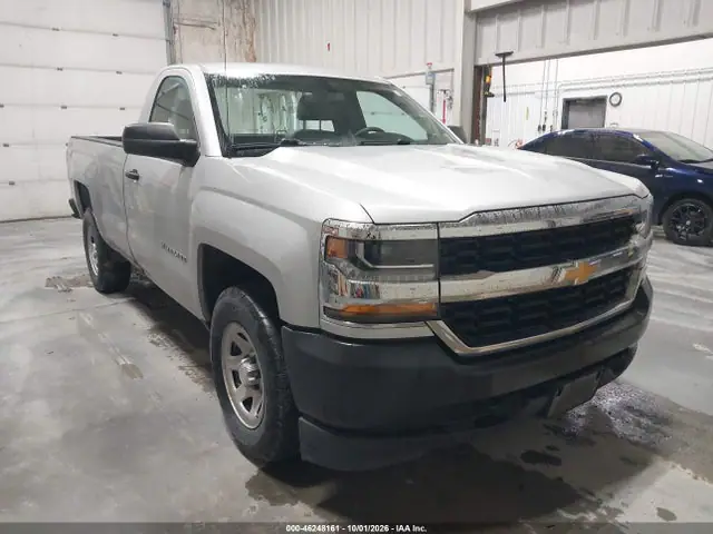 1GCNKNEH4JZ322553 — 2018 Chevrolet Silverado 1500 Wt, Естественный износ (Normal Wear & Tear), фото до ремонта