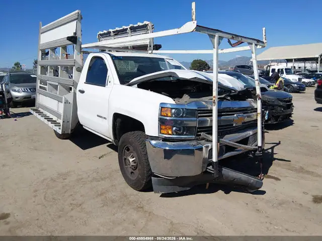 1GB0CUEG8GZ308130 — 2016 Chevrolet Silverado 2500HD Work Truck, Левый бок (Left Side), фото до ремонта