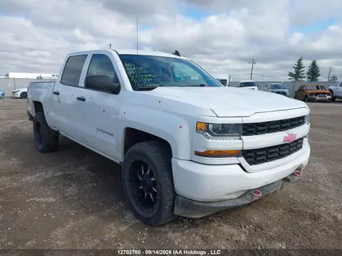 3GCUKPEC9JG617949 — 2018 Chevrolet Silverado K1500 Custom, Задняя часть (Rear), фото до ремонта