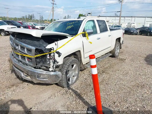3GCUKSEJ7FG457479 — 2015 Chevrolet Silverado K1500 LTZ, фото 2 с аукциона IAAI 14.10.2026, Передняя часть справа