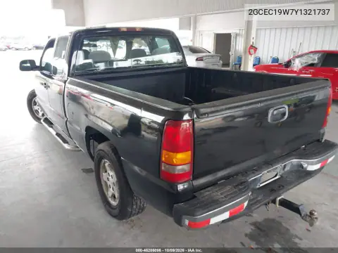 2000 Chevrolet Silverado 1500 Ls VIN 2GCEC19W7Y1321737 фото 3