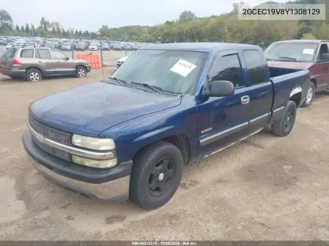 2000 Chevrolet Silverado 1500 Ls VIN 2GCEC19V8Y1308129 фото 3