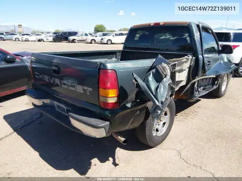 2002 Chevrolet Silverado 1500 VIN 1GCEC14W72Z139011 фото 5