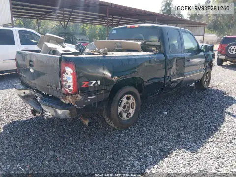 2003 Chevrolet Silverado 1500 Ls VIN 1GCEK19V93E281260 фото 4