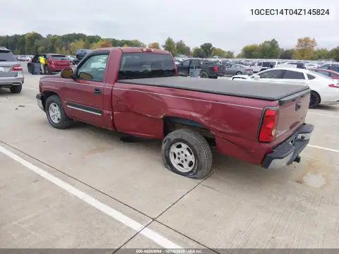 1GCEC14T04Z145824 — 2004 Chevrolet Silverado, фото 4 с аукциона IAAI, Левый бок