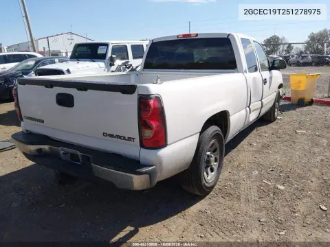 2005 Chevrolet Silverado 1500 Ls VIN 2GCEC19T251278975 фото 5