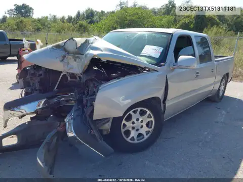 2GCEC13TX51311181 — 2005 Chevrolet Silverado, фото 2 с аукциона IAAI, Передняя часть