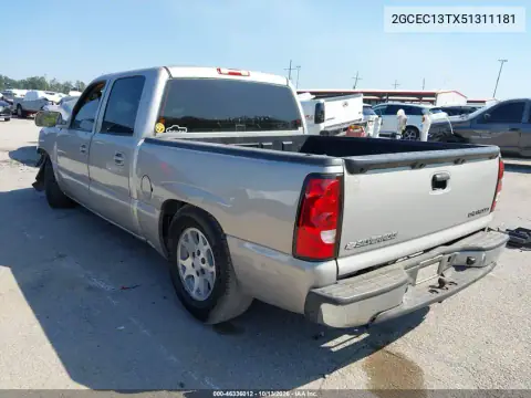 2GCEC13TX51311181 — 2005 Chevrolet Silverado, фото 3 с аукциона IAAI, Передняя часть