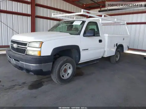 2006 Chevrolet Silverado 2500Hd Work Truck VIN 1GBHC24U06E264418 фото 3