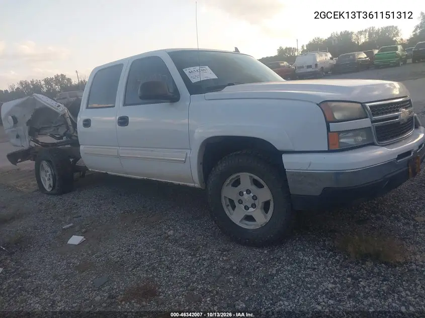 2GCEK13T361151312 Chevrolet Silverado 2006 — повреждение Задняя часть, фото до ремонта