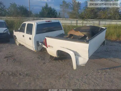 2GCEK13T361151312 — 2006 Chevrolet Silverado, фото 3 с аукциона IAAI, Задняя часть