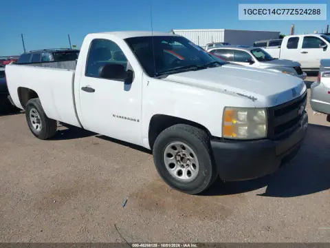 1GCEC14C77Z524288 — 2007 Chevrolet Silverado, Естественный износ, фото до ремонта