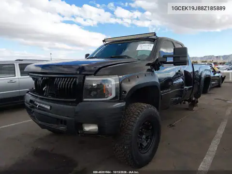 1GCEK19J88Z185889 — 2008 Chevrolet Silverado, фото 2 с аукциона IAAI, Боковая часть